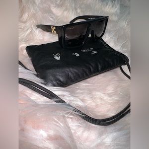 OFF-WHITE ALPS 145mm shield sunglasses